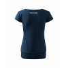 Dámské tričko s dolním lemem Midnight blue (Půlnoční modrá)