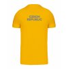 Pánské tričko premium back yellow