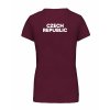 Dámské tričko premium back burgundy