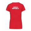 Dámské tričko premium back red