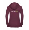 Dámská mikina luxury back burgundy