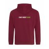 Dospělá mikina Premium back burgundy