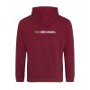 Dospělá mikina Premium back burgundy