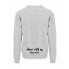 Dětská mikina bez kapuci Heather Grey (Světle šedá)