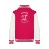 College mikina back hot pink