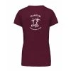 Dámské tričko premium back burgundy