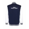 College mikina back navy