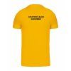 Pánské tričko premium back yellow