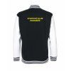 College mikina back black