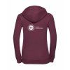 Dámská mikina luxury back burgundy