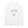 Dospělá mikina Premium back white