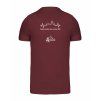 Pánské tričko premium back burgundy
