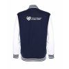 College mikina back navy