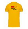 Pánské tričko premium back yellow
