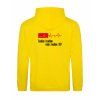 Dospělá mikina Premium back yellow