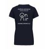 Dámské tričko premium back navy