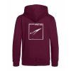 Dětská mikina Premium back burgundy