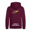 Dětská mikina Premium back burgundy