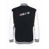 College mikina back black