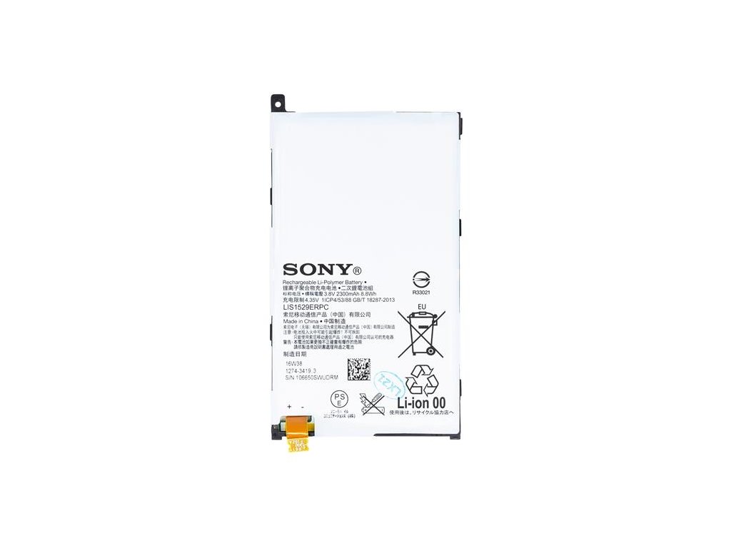 1274-3419 Sony Baterie 2300mAh Li-Pol (Bulk)