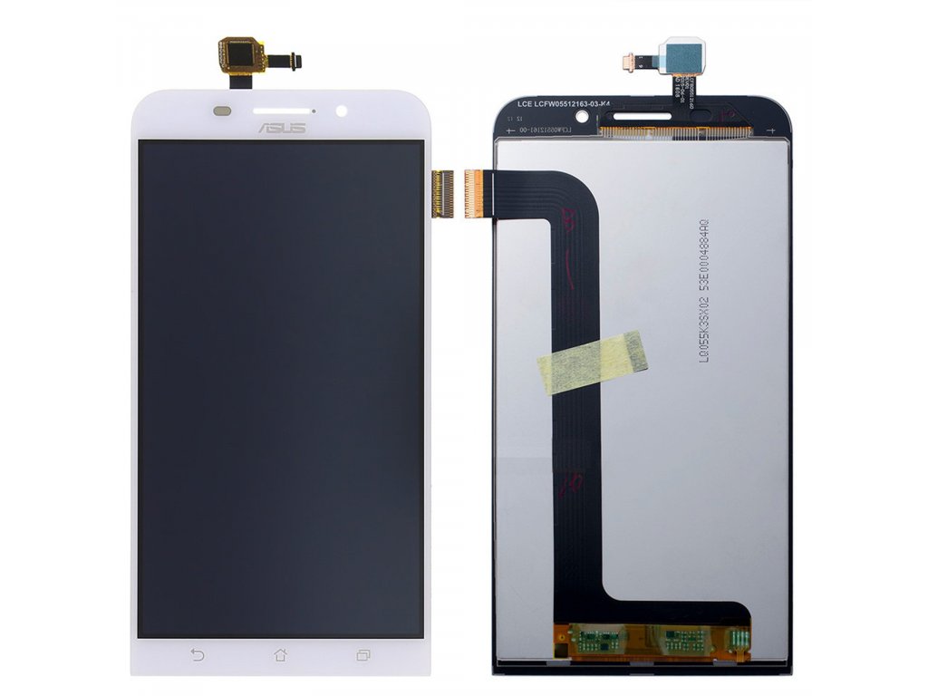 Asus Zenfone Max ZC550KL LCD displej bílý dotykové sklo komplet
