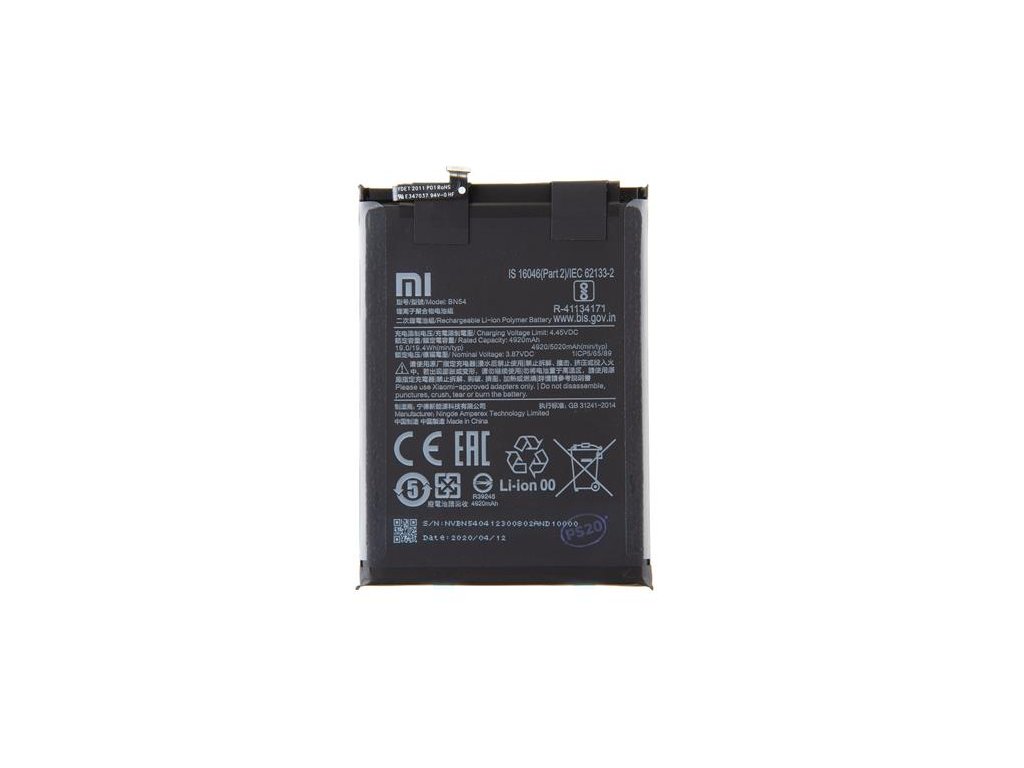 BN54 Xiaomi Original Baterie 5020mAh (Service Pack)