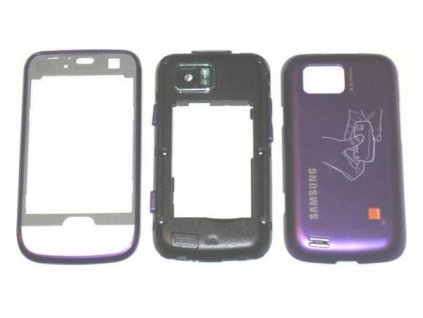 Samsung S5600 kryt 3ks fialový