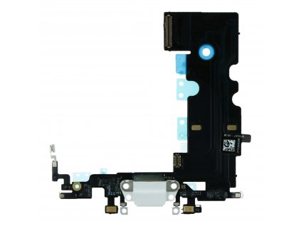 Apple iPhone SE (2020) dock konektor nabíjení napájecí flex lightning port sluchátka bílý