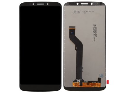 Motorola Moto E5 Plus LCD displej dotykové sklo černé komplet přední panel xt1924-1