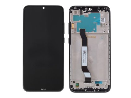 Xiaomi Redmi Note 8 LCD displej dotykové sklo včetně rámečku komplet přední panel černý