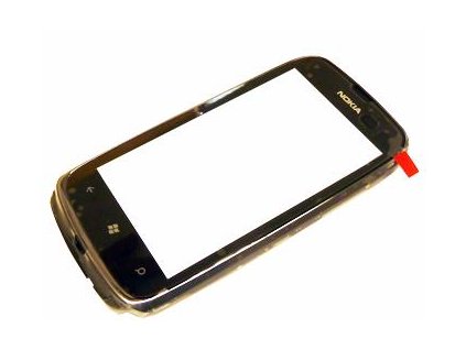 Nokia 610 dotyk a přední kryt černý