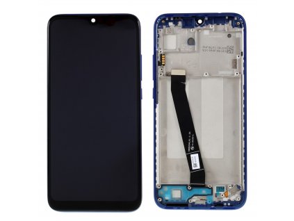 Xiaomi Redmi 7 LCD displej dotykové sklo přední panel včetně rámečku modrá