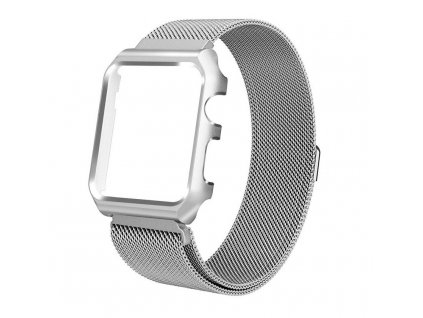Apple Watch 44mm kompletní magentický pásek stříbrný