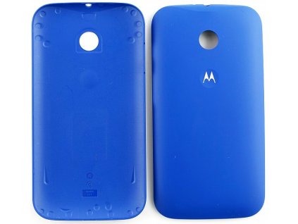 Motorola E kryt baterie modrý