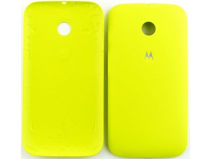 Motorola E kryt baterie žlutý