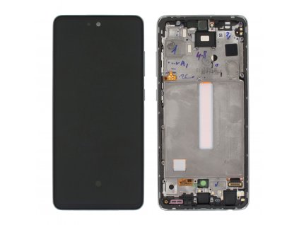 Samsung Galaxy A52s 5G LCD displej dotykové sklo A528B (Service Pack) Bílý
