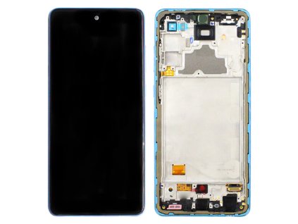 Samsung Galaxy A72 LCD displej dotykové sklo A725 Modrý (Service Pack)