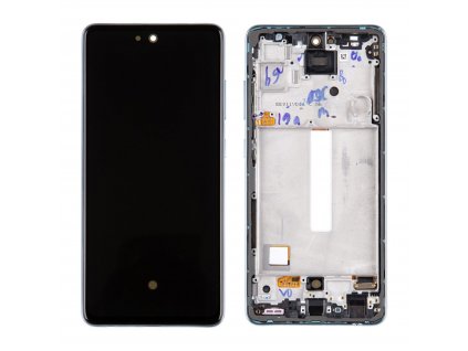 Samsung Galaxy A52 LCD displej dotykové sklo modrý A525/A526 (Service Pack)