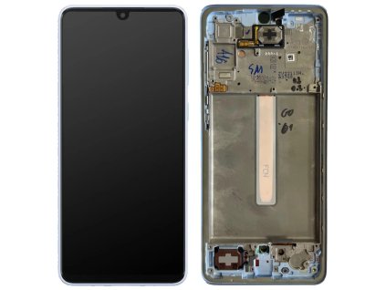 Samsung Galaxy A33 5G LCD displej dotykové sklo včetně rámečku A336 (Service Pack) modrý