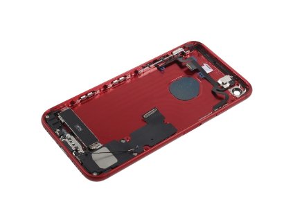 Zadní kryt osazený červený Apple iPhone 7 včetně flex kabelů