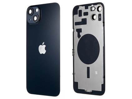 Zadní kryt baterie iPhone 14 Plus včetně krytky kamery (černý)