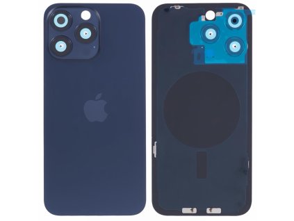 Zadní kryt baterie pro iPhone 15 Pro Max (modrý titan)