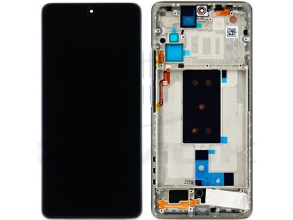 Xiaomi 11T / Poco F4 GT (2022) LCD displej dotykové sklo včetně rámečku (Service Pack) silver