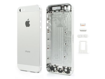 apple iphone 5s zadni kryt baterie bily stribrny
