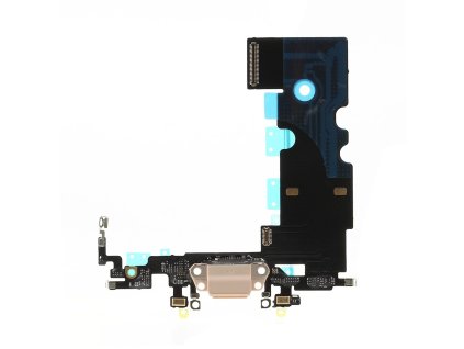 apple iphone 8 dock konektor nabijeni napajeci flex lightning port sluchatka zlaty