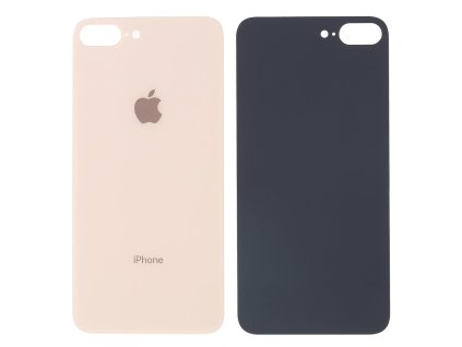 apple iphone 8 plus zadni kryt baterie zlaty s vetsim otvorem pro kameru