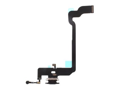 apple iphone xs nabijeci konektor flex mikrofon lightning port cerny oem