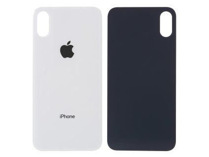 apple iphone xs zadni kryt baterie bily s vetsim otvorem na krytku kamery
