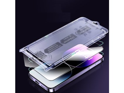 iphone 12 12 pro auto instalacni sada 2ks tvrzenych skel cira