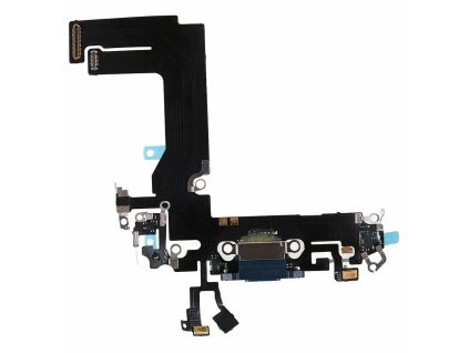 iphone 13 mini nabijeci port konektor modry flex kabel